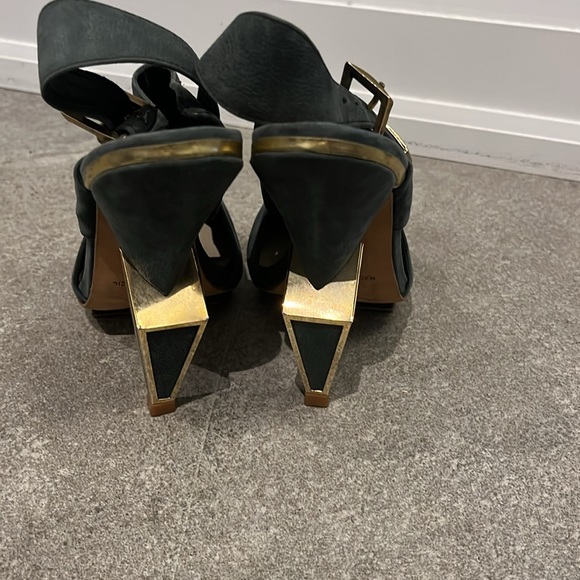 Unique Top Shop rock and roll sling back heel size 38 (7.5) - Picture 4 of 9